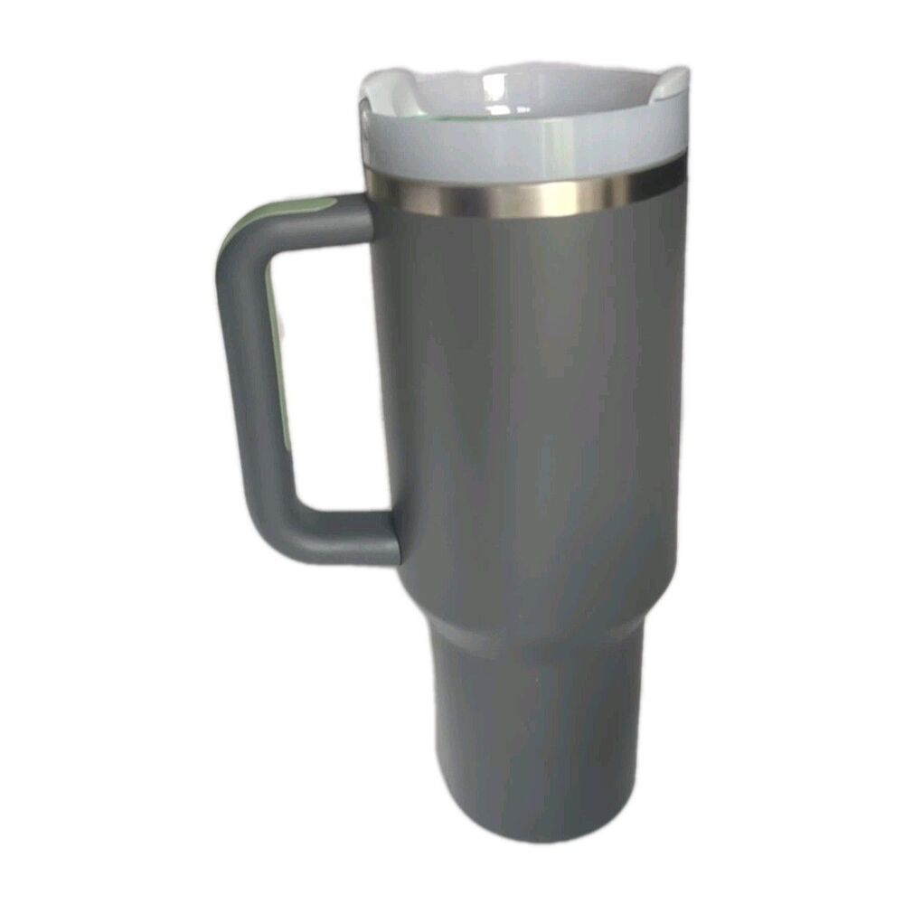 Stanley Adventure Quencher Insulated Travel Mug Tumbler 40oz Charcoal Gray Teal - Picture 4 of 8